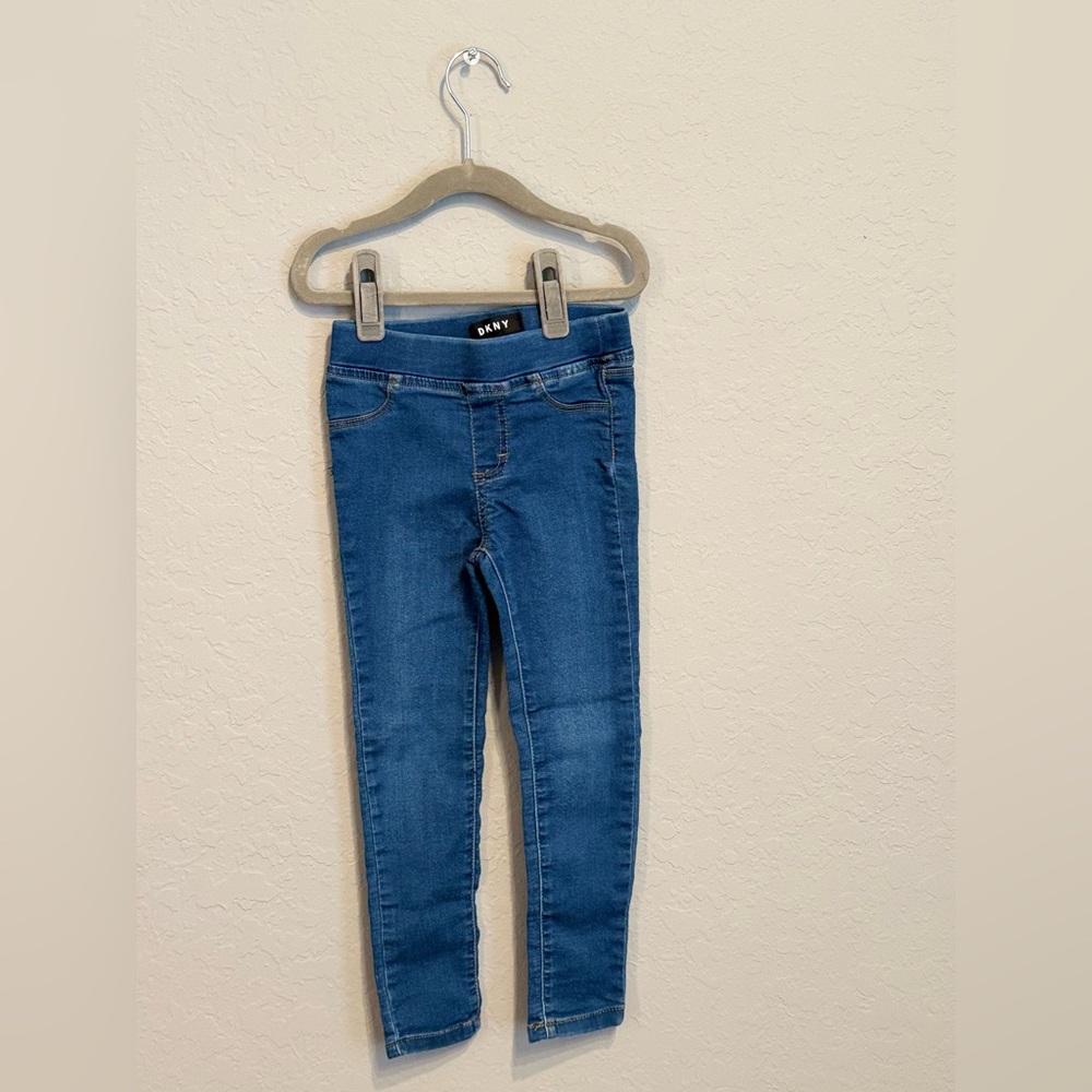 DKNY | Bottoms | Dkny Girls Pull On Blue Leggings Size 4